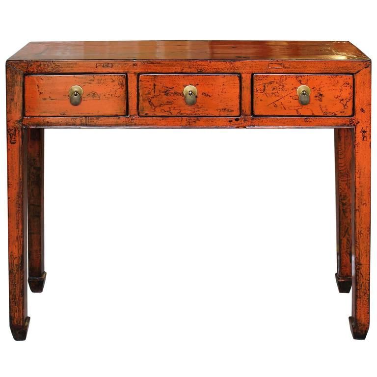 Featured Photo of Orange Inlay Console Tables