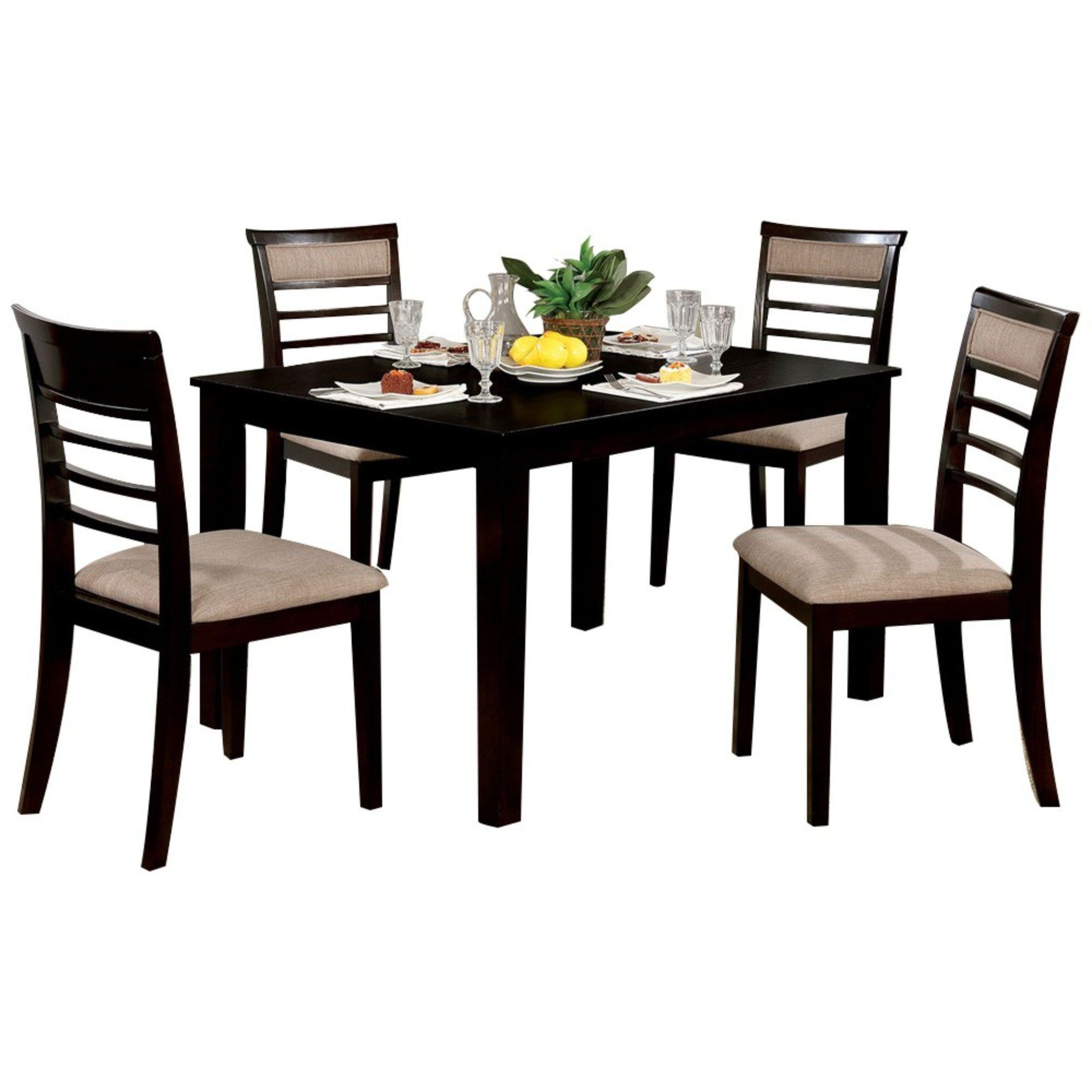 Featured Photo of Hanska Wooden 5 Piece Counter Height Dining Table Sets (Set Of 5)