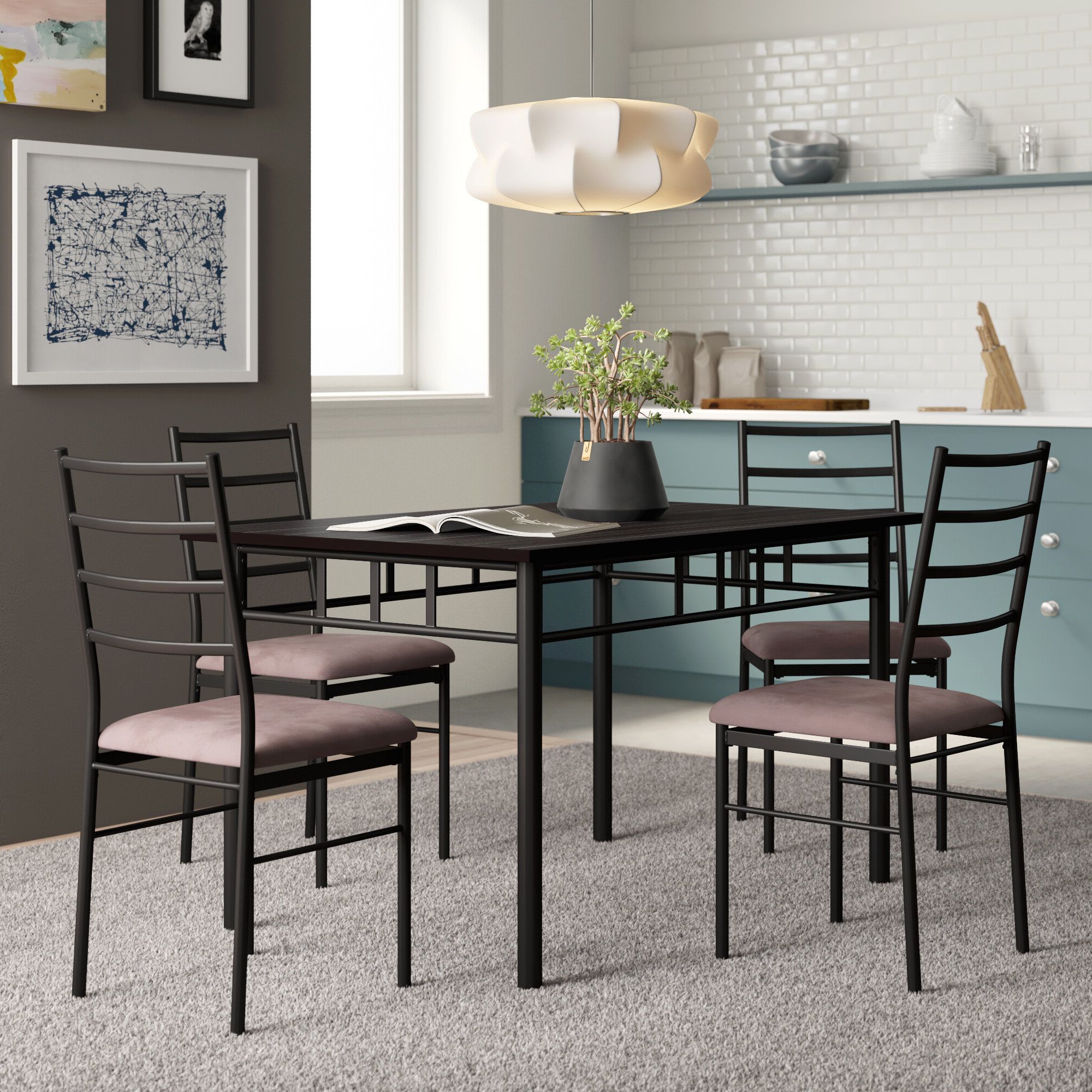 Featured Photo of Jarrod 5 Piece Dining Sets