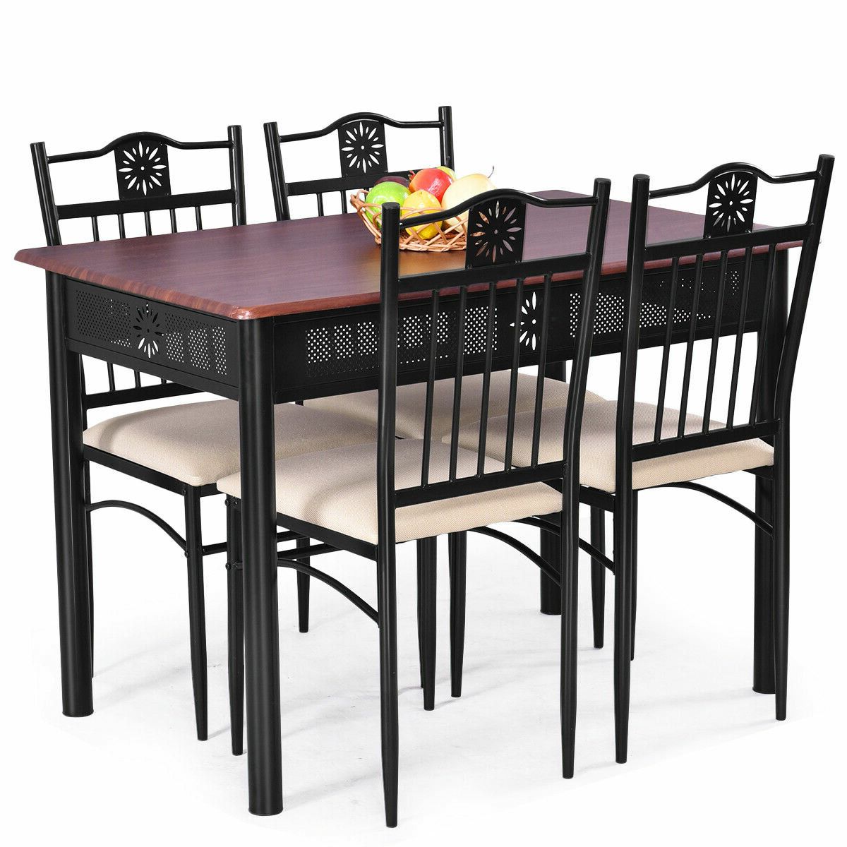 Featured Photo of Ganya 5 Piece Dining Sets