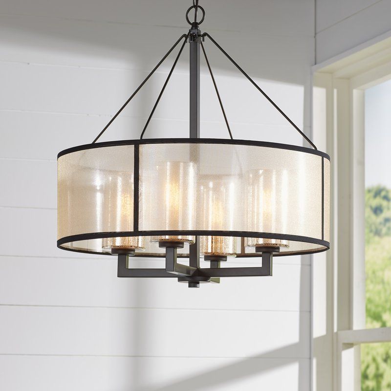 Featured Photo of Dailey 4 Light Drum Chandeliers
