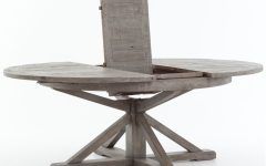 Small Round Dining Tables with Reclaimed Wood