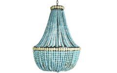 Large Turquoise Chandeliers