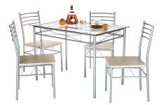 Liles 5 Piece Breakfast Nook Dining Sets