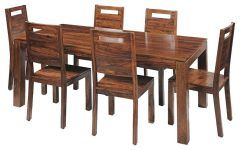 6 Seater Retangular Wood Contemporary Dining Tables