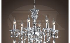 Chrome and Crystal Chandeliers