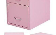 3-drawer and 2-door Cabinet with Metal Legs