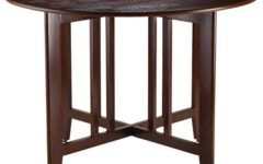 Alamo Transitional 4-seating Double Drop Leaf Round Casual Dining Tables