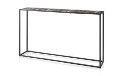 Mix Agate Metal Frame Console Tables