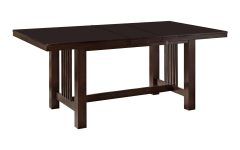 Wood Kitchen Dining Tables with Removable Center Leaf