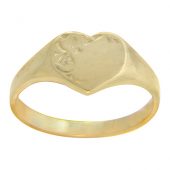 Ladies Gold Signet Ring_0