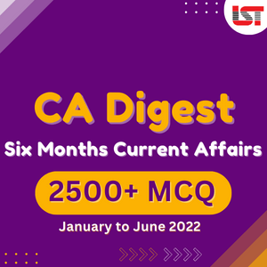 Last Six Months Current Affairs MCQ eBook January to June 2022