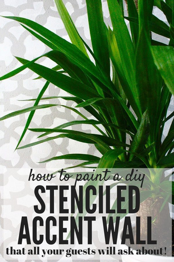 How to stencil a wall