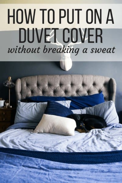 how to put on a duvet cover