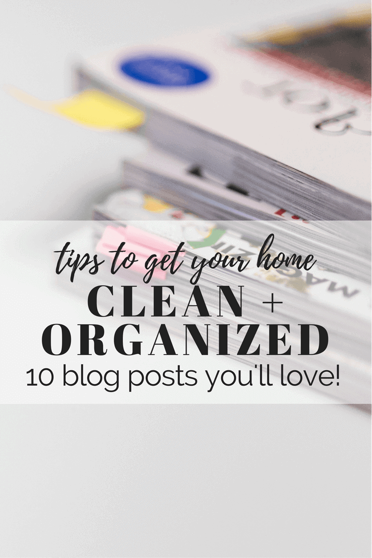 Tips, tricks, and ideas for keeping your home totally clean and organized this year. So many great ideas for cleaning your home! 