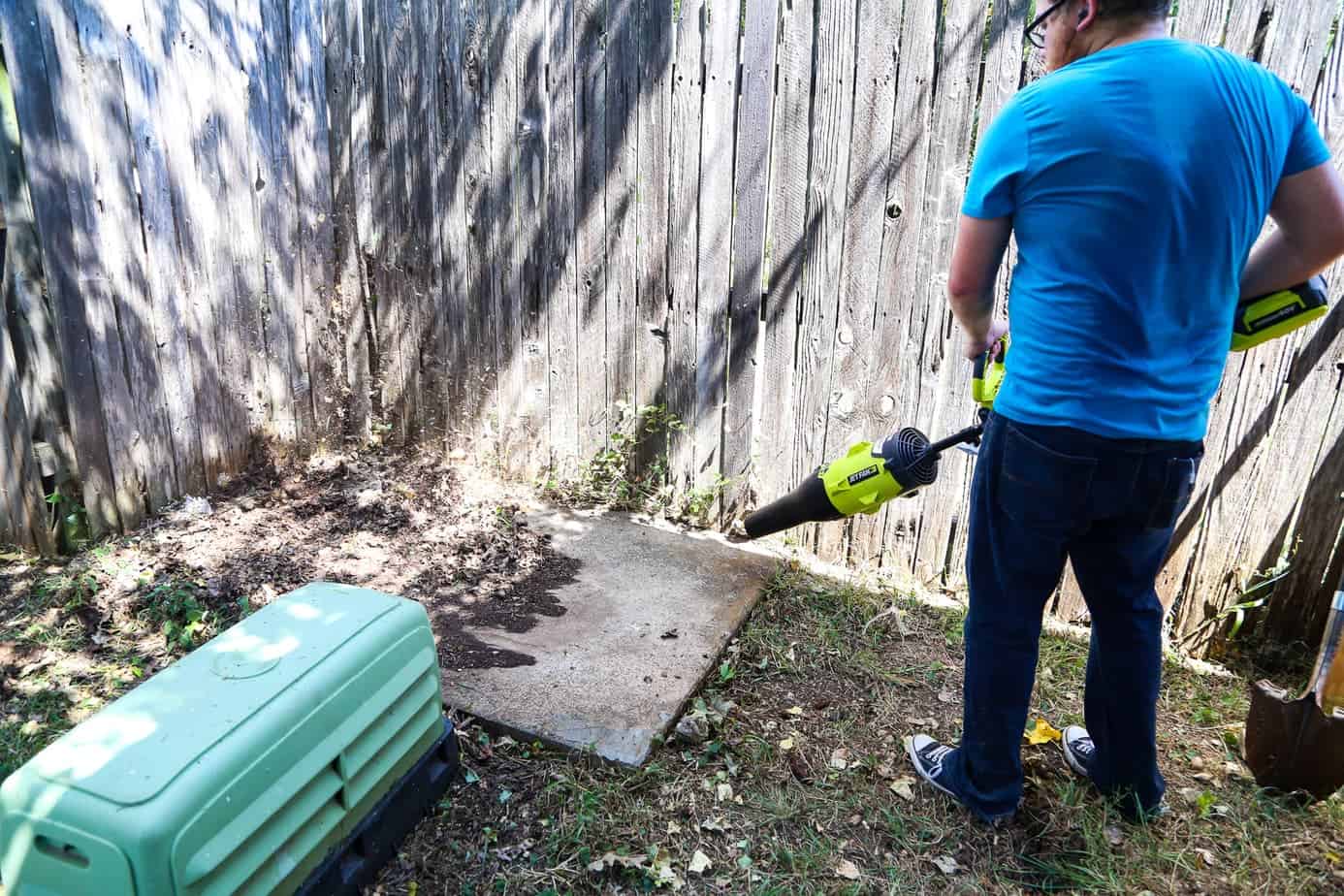 A quick backyard clean-up, thanks to Ryobi tools and a little elbow grease! Plus, great tips on how to keep you backyard organized and maintained throughout the summer.
