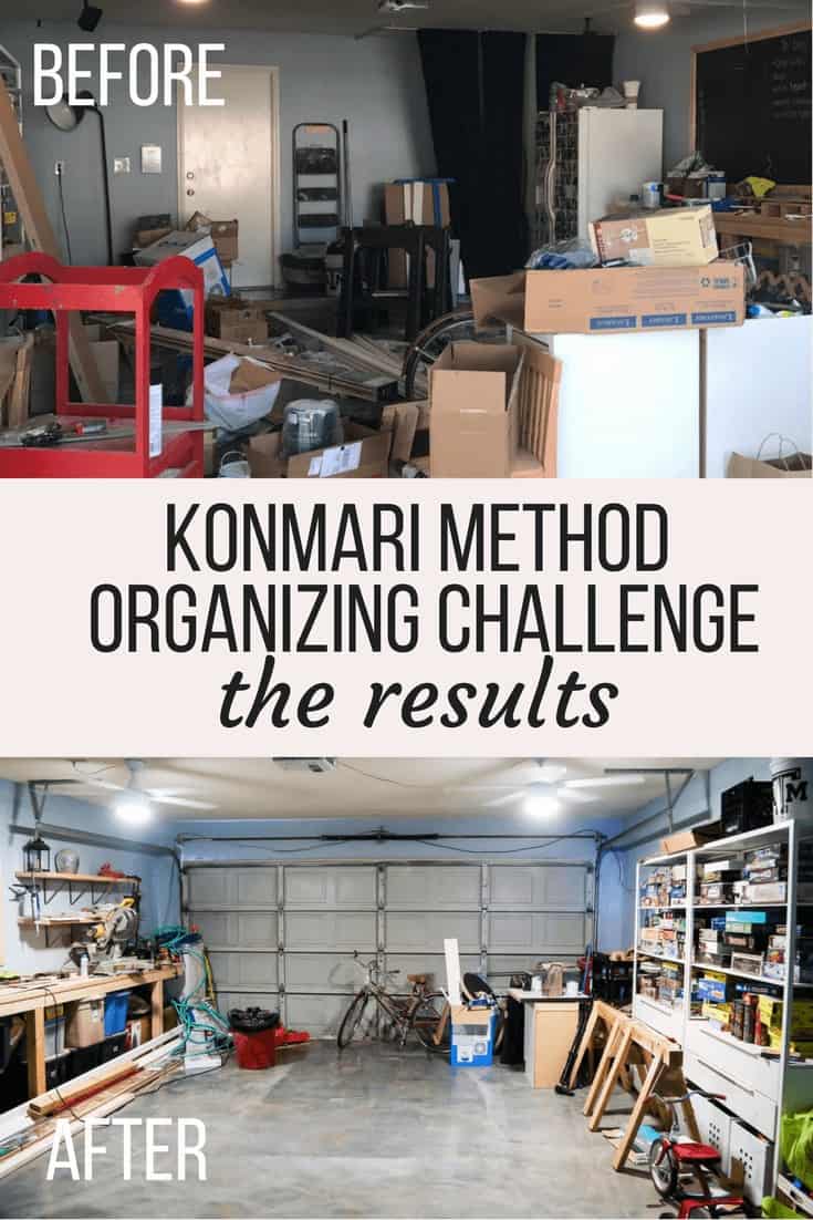 The results of a 30 day organizing challenge following the Konmari method. Free email challenge to get your house organized and tips for how to do it. 