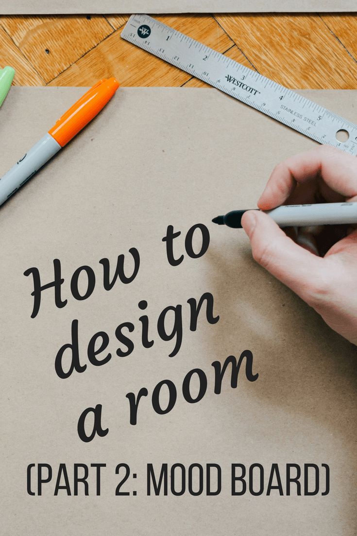 How to design your own room from nothing - creating a mood board to help you design a room in your home from scratch. 