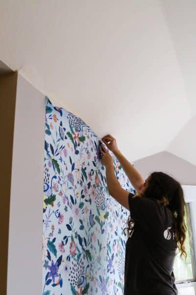 How to install Anthropologie wallpaper