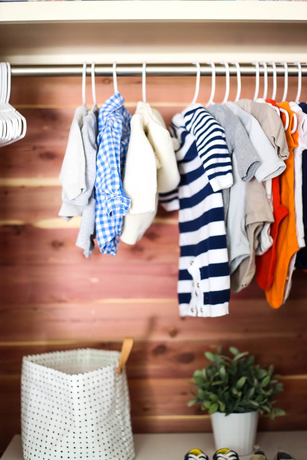 nursery closet organization tips