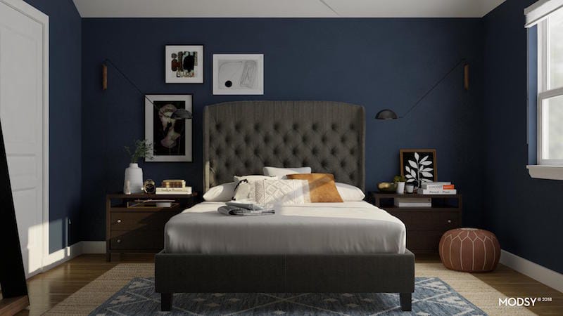 Modsy master bedroom design