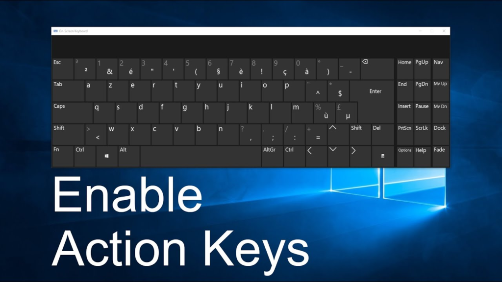 action keys mode