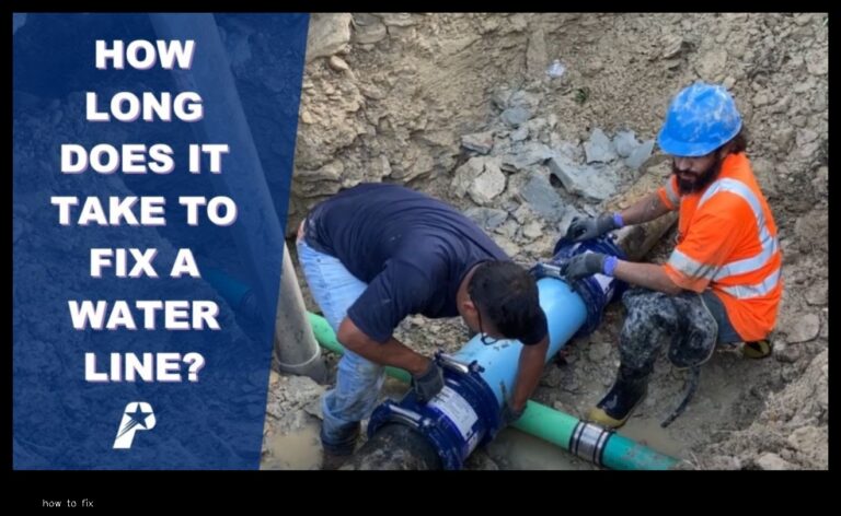 How Long Does it Take to Fix a Water Pipe