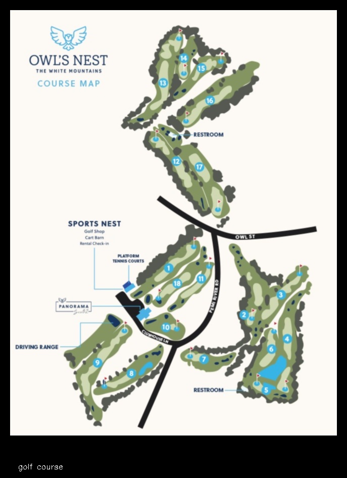 nh golf courses map