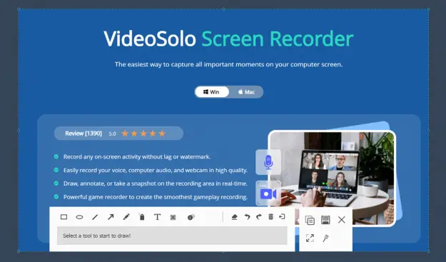 VideoSolo Capture Screenshots