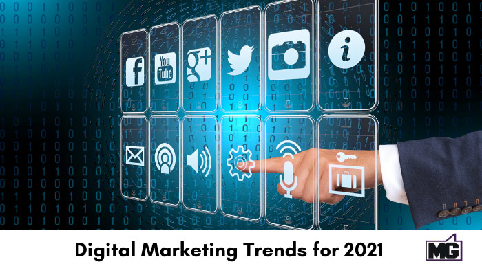 Digital marketing trends for 2021.