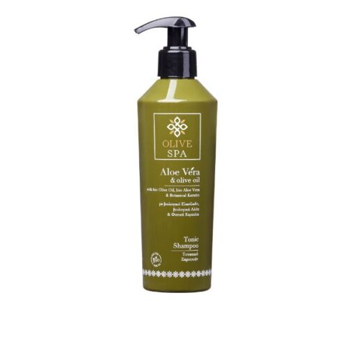 Shampoo tonificante con olio d'oliva e aloe vera biologici - 250ml