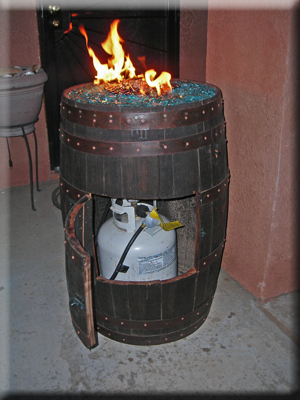 Convert A Wine Barrel Into A Safe Outdoor Firepit