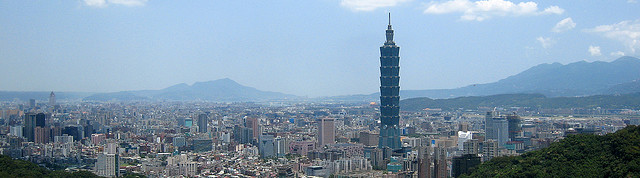 Vistas de la ciudad de Taipei