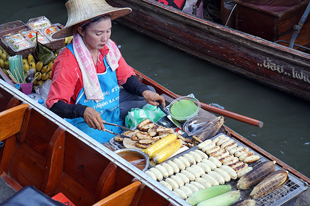 Mercado flotante de Bangkok