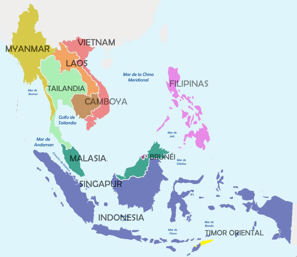 Países del Sudeste Asiático
