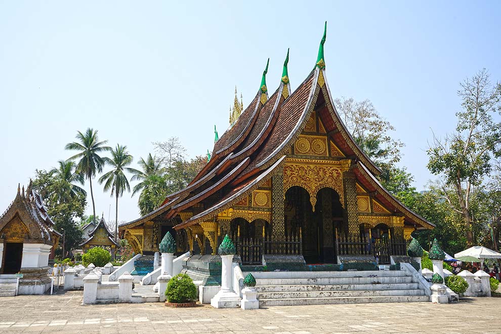 Templo de Luang Prabang en Laos