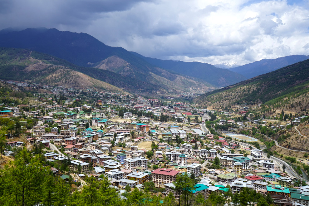 Thimphu, capital de Bután