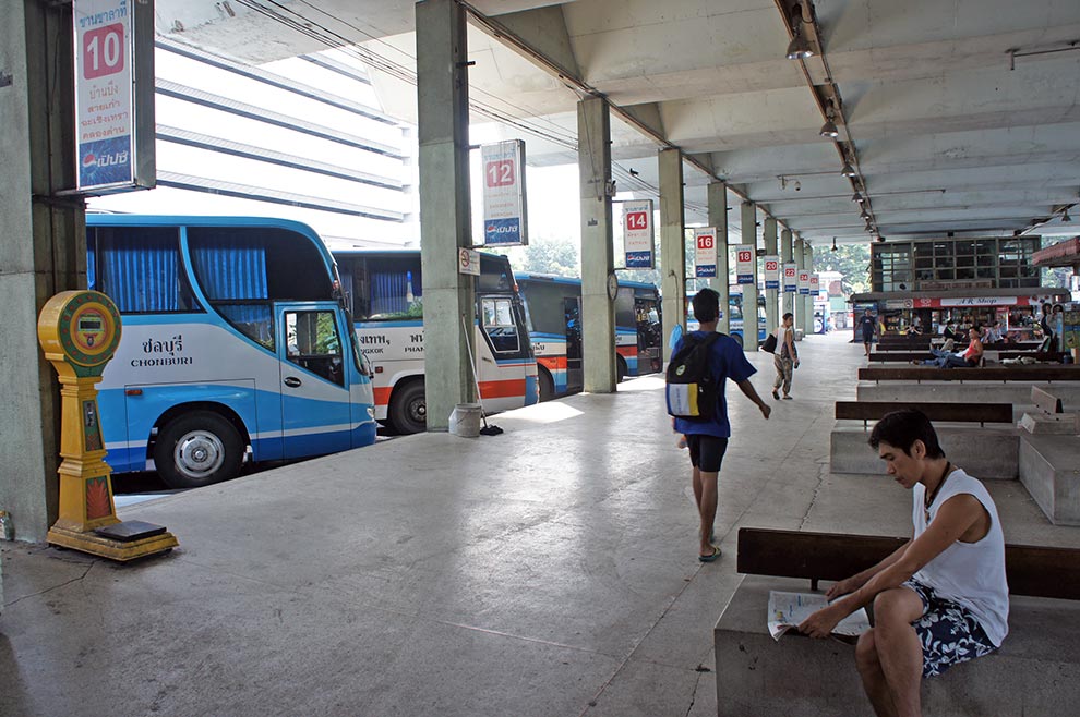 Estación de Autobuses en Tailandia