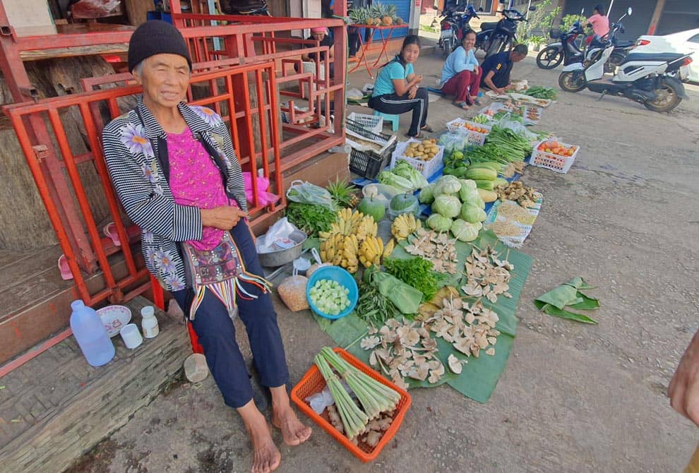Mercado local de Mae Salong