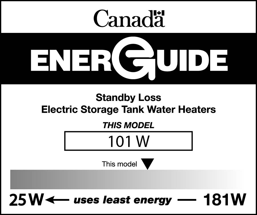 Storage Tank Water Heaters Energuide Natural Resources Canada