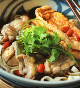 黄酒鸡板面 Rice Wine Chicken with Noodles