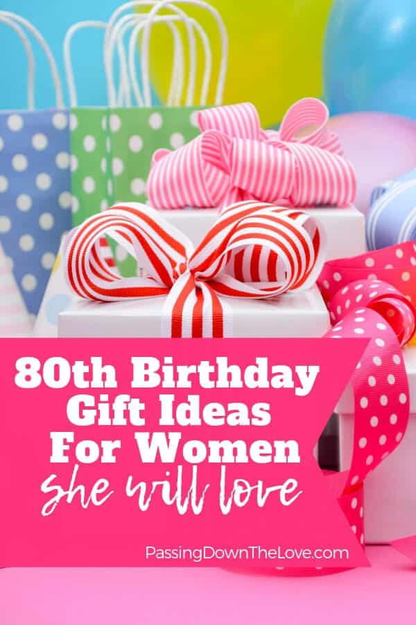 women's 80th birthday gift ideas