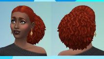 The new Sims Delivery Express hairstyle in The Sims 4