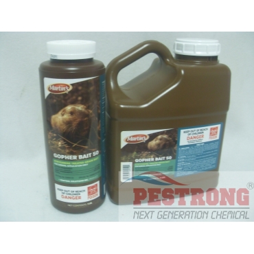 Gopher Bait 50 Strychnine Treated Grain Bait - 1 - 4 Lb