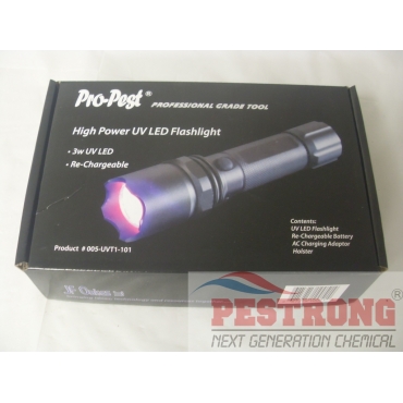 Pro-Pest 3 Watt LED UV Rechargeable Flashlight