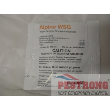 Alpine WSG Insecticide - 10 Grams Packet
