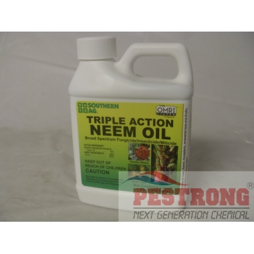 Triple Action Neem Oil Insecticide Fungicide Miticide - Pt