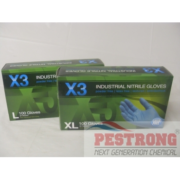 Nitrile Disposable Glove Industrial Grade - Box of 100