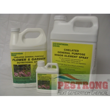 Chelated Flower Garden Nutritional Spray - 16 Oz - 1 - 2.5 Gallon