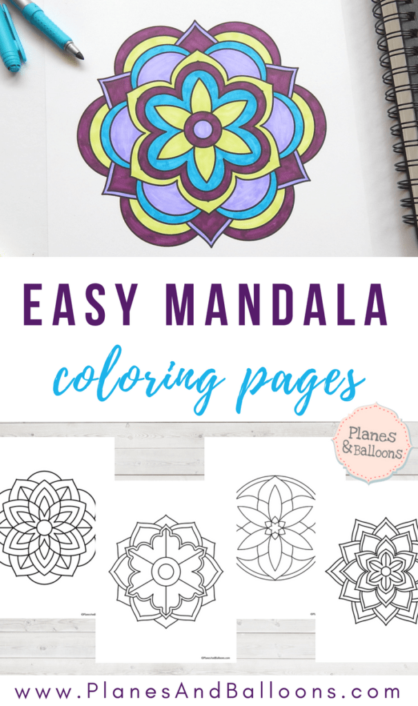 easy mandalas to color-10